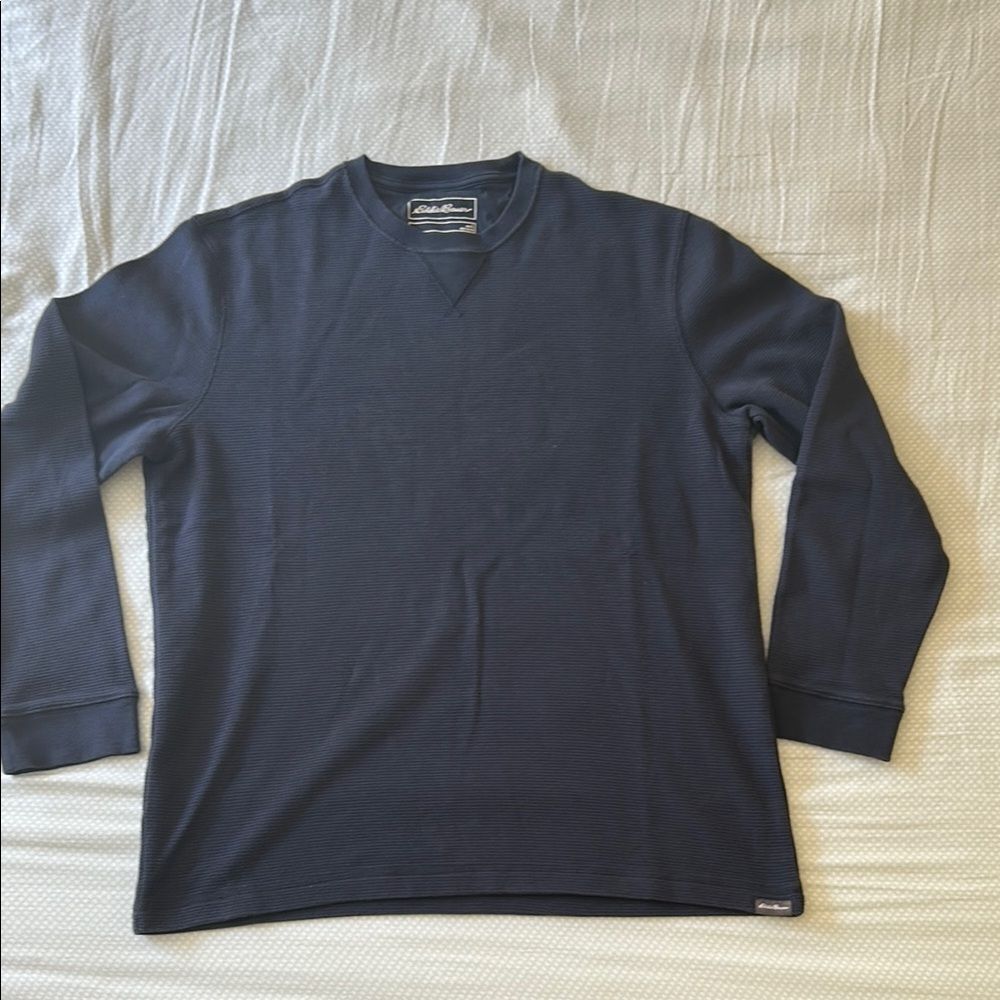 Navy Blue Crewneck Sweatshirt